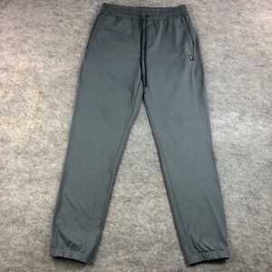 Rhone Mens S Gray Polyester Elastane Athletic Fit Jogger Pants